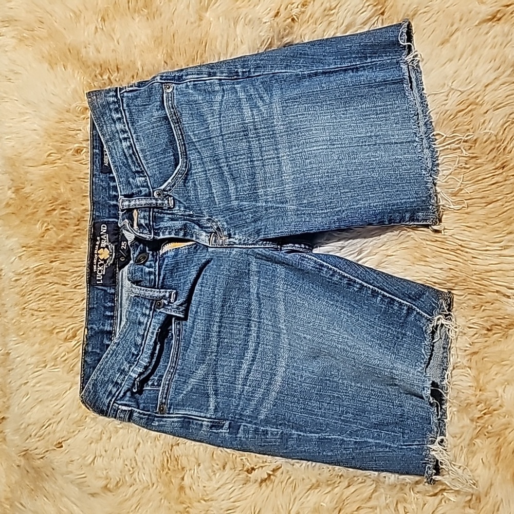 LUCKY BRAND ABBEY BERMUDA JEANS